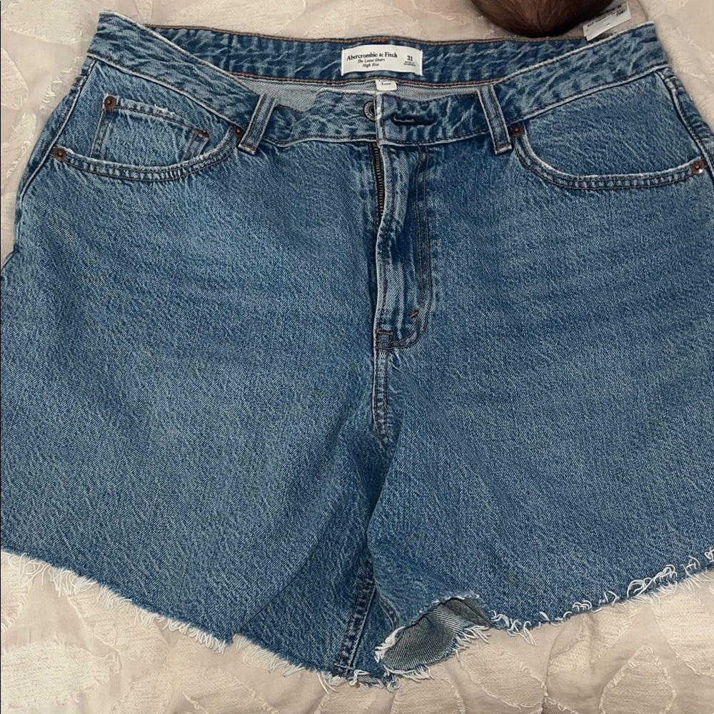 Abercrombie & Fitch Women's Classic Blue Jean Shorts